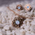Collana con ciondolo in madreperla blu - Modello con anima in legno: Jewelry