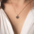 Collana Facade con pendente quadrato in legno - Holzkern Modello: Jewelry