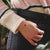 Bracciale da facciata con ciondolo angolare in legno - Modello con anima in legno: Jewelry
