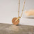 "Collana Opacity con ciondolo rotondo in legno - Modello nucleo in legno: Jewelry"
