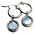 Orecchini a pendente Zendala con ciondolo rotondo - Anima in legno Modello: Jewelry