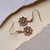 Orecchini Afonia Fiocco di Neve in Legno Anima in Legno Modello Jewelry