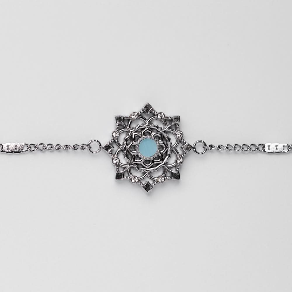 Bracciale Aphonia con ciondolo a fiocco di neve - Nucleo in legno Modello: Jewelry