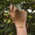 Bracciale Opaco con Ciondolo Rotondo in Legno - Modello Nucleo in Legno: Jewelry