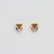 Orecchini a forma di triangolo con anima in legno - Modello: Jewelry