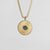 Collana a stencil con ciondolo rotondo - anima in legno Modello: Jewelry