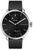 Smartwatch con quadrante nero e cinturino in silicone nero