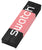 Confezione di orologio Swatch da donna con stampa rosa e scatola nera.