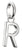 Thomas Sabo Charm Ciondolo Lettera R Connect Argento