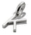 Thomas Sabo Charm Ciondolo Lettera K Connect Argento