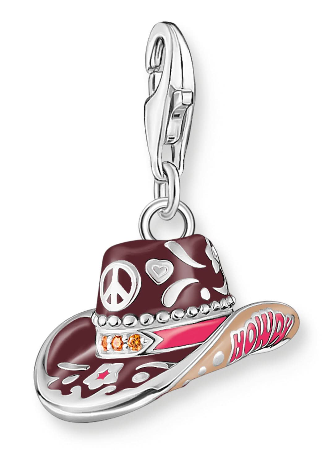 Ciondolo Charm Thomas Sabo Cappello da cowboy Argento