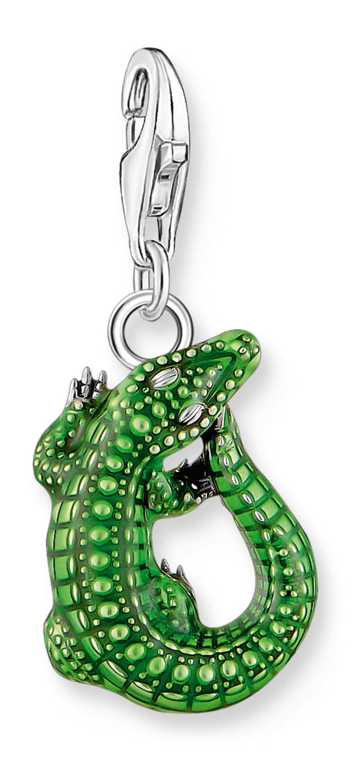 Thomas Sabo Charm Ciondolo Coccodrillo in Argento