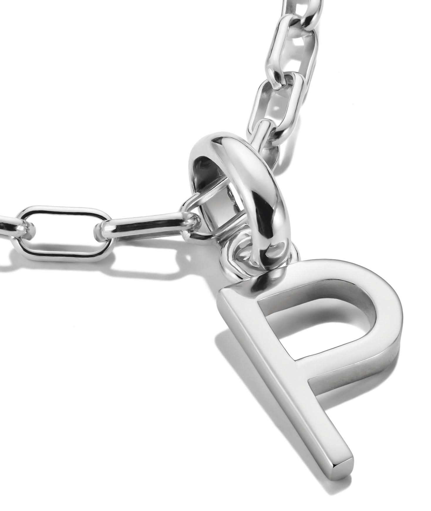Thomas Sabo Charm Ciondolo Lettera P Connect Argento