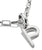 Thomas Sabo Charm Ciondolo Lettera P Connect Argento