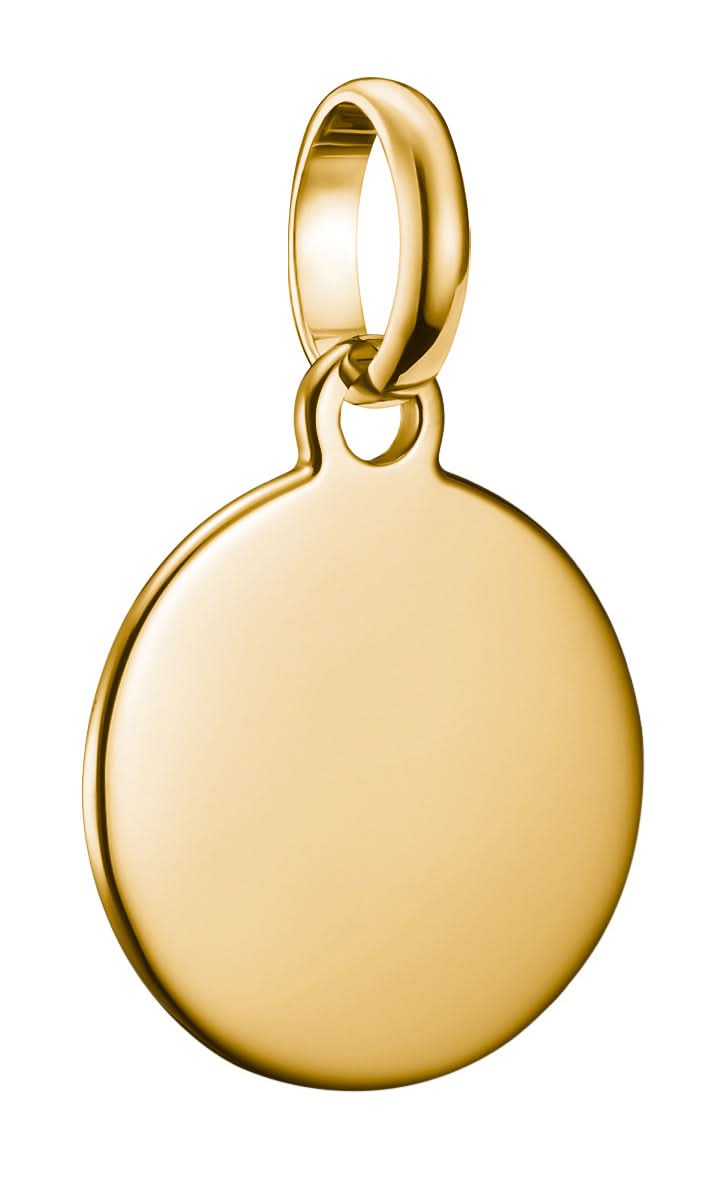 Thomas Sabo Charm Pendente Coin Connect placcato oro