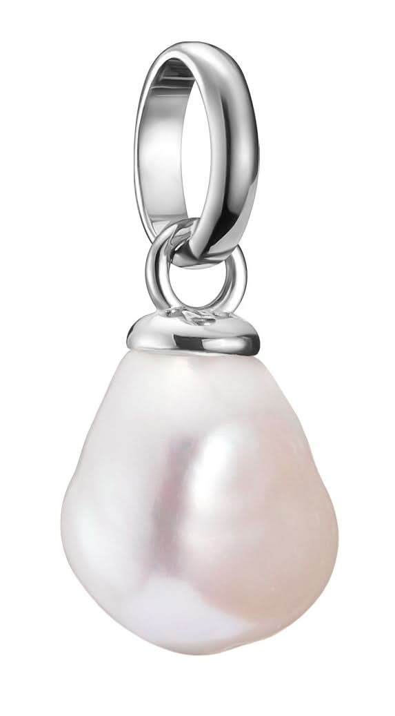 Thomas Sabo Charm Ciondolo Perla d'acqua dolce coltivata Connect Argento