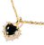 Thomas Sabo Charm Ciondolo Vintage Cuore Nero Connect Placcato Oro