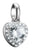 Ciondolo Charm Thomas Sabo Cuore con Pietre Connect Argento