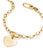 Ciondolo Charm Thomas Sabo Cuore Grande Connect placcato oro