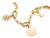 Ciondolo Charm Thomas Sabo Coin grande Connect placcato oro