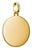 Ciondolo Charm Thomas Sabo Coin grande Connect placcato oro
