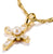 Ciondolo Charm Thomas Sabo Vintage Croce Connect placcato oro