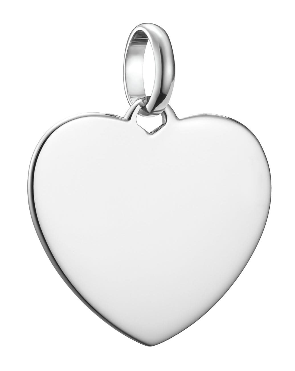 Thomas Sabo Charm Pendente Cuore Grande Connect in Argento