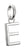 Thomas Sabo Charm Ciondolo Lettera E Connect Argento