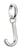 Thomas Sabo Charm Ciondolo Lettera J Connect Argento
