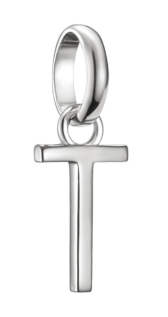 Thomas Sabo Charm Ciondolo Lettera T Connect Argento