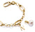 Charm pendente Thomas Sabo Lettera N Connect placcato oro