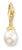 Ciondolo charm perla bianca placcato oro - Thomas Sabo Modello: 1996-430-14