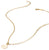 Collana Thomas Sabo Paperclip placcata oro 70 cm