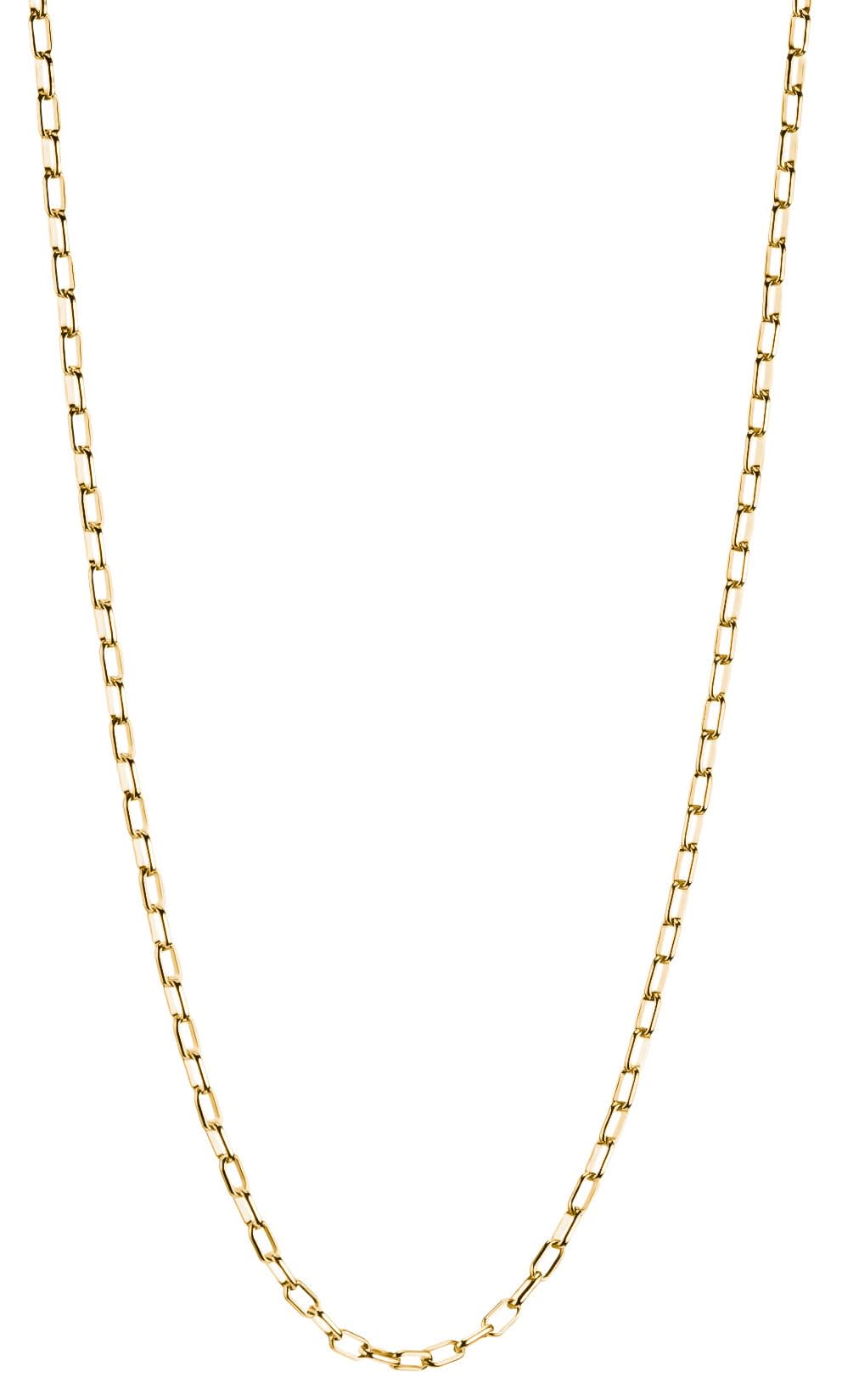 Collana Thomas Sabo Paperclip placcata oro 70 cm
