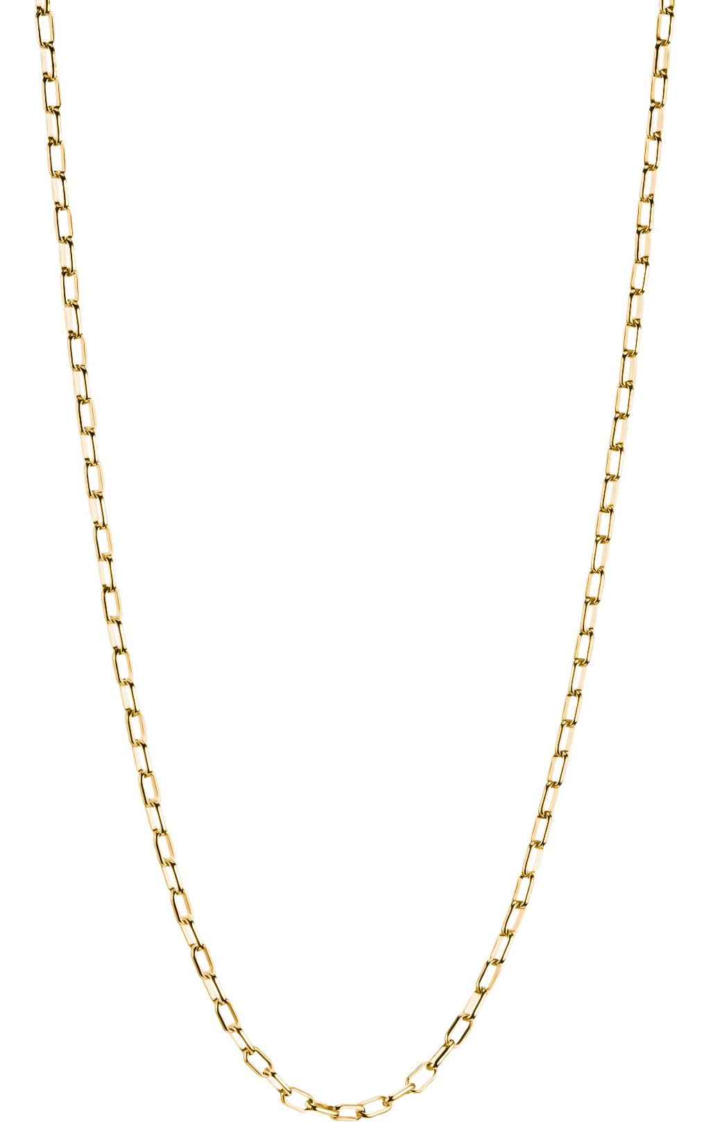 "Catena Charm Thomas Sabo Paperclip placcata oro 45 cm di lunghezza"