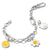 Thomas Sabo SMILEYWORLD® Ciondolo Charm Occhiali da Sole Connect Argento