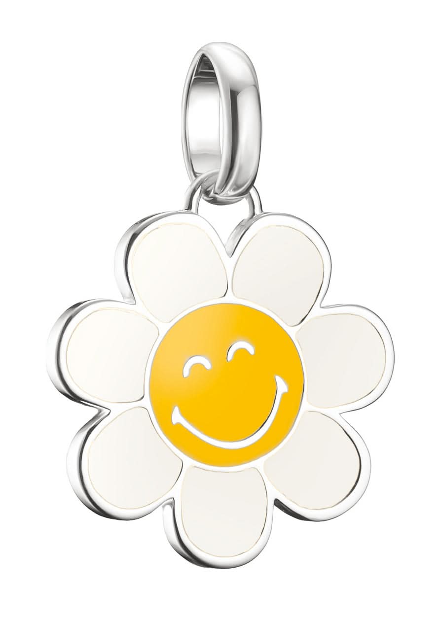 Thomas Sabo SMILEYWORLD® Ciondolo Margherita Connect Argento