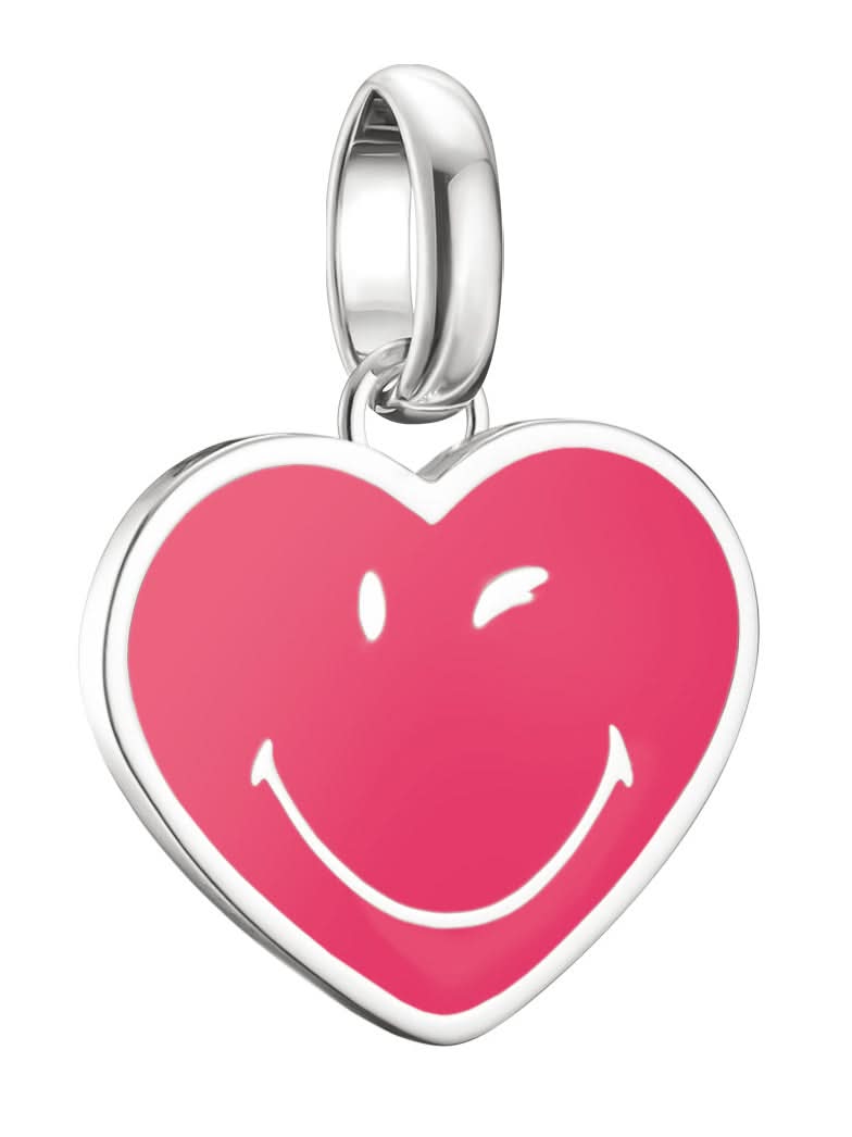 Charm pendente Thomas Sabo SMILEYWORLD® Cuore Connect in argento