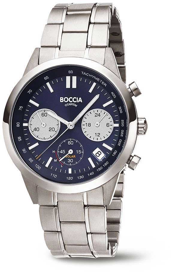 Orologio da uomo Boccia 3737-02 • Titanio puro ipoallergenico • Estremamente leggero e robusto