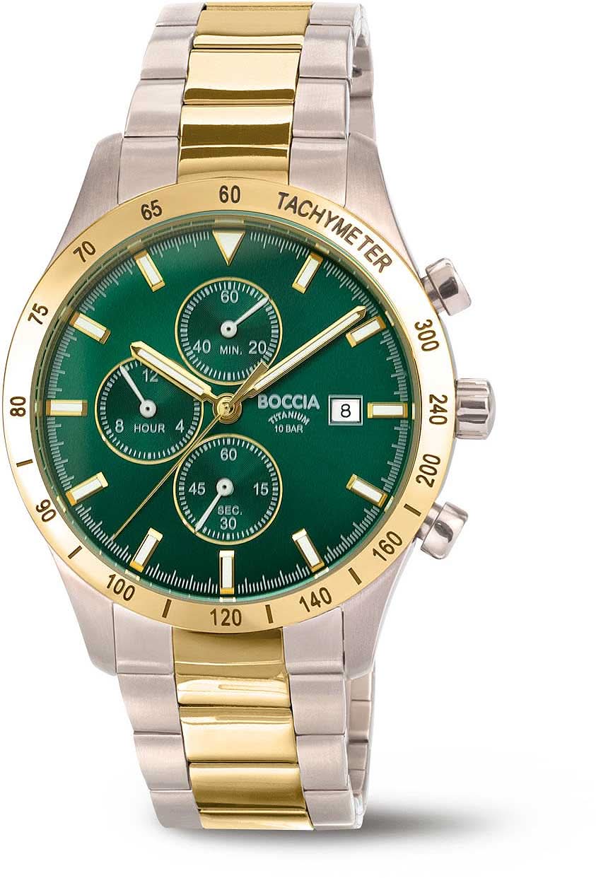 Orologio da uomo Boccia 3739-05 - Titanio puro - Vetro zaffiro