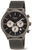 Boccia Herrenarmbanduhr mit schwarzem Zifferblatt, Chronograf, Maschenarmband und Reintitan-Gehäuse