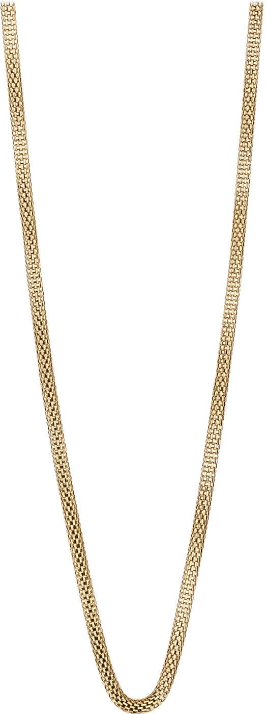 Collana in acciaio inossidabile con catena a maglie color oro, Bering Jewelry 423-20-500