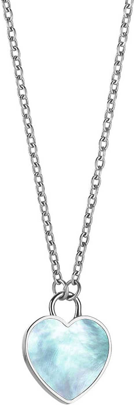 Collana in acciaio inossidabile con ciondolo a cuore - Bering Jewelry Modello: 431-17-450