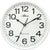 "Orologio da parete Atlanta 25,5 cm Ø in plastica • Radiocontrollato • Design moderno"