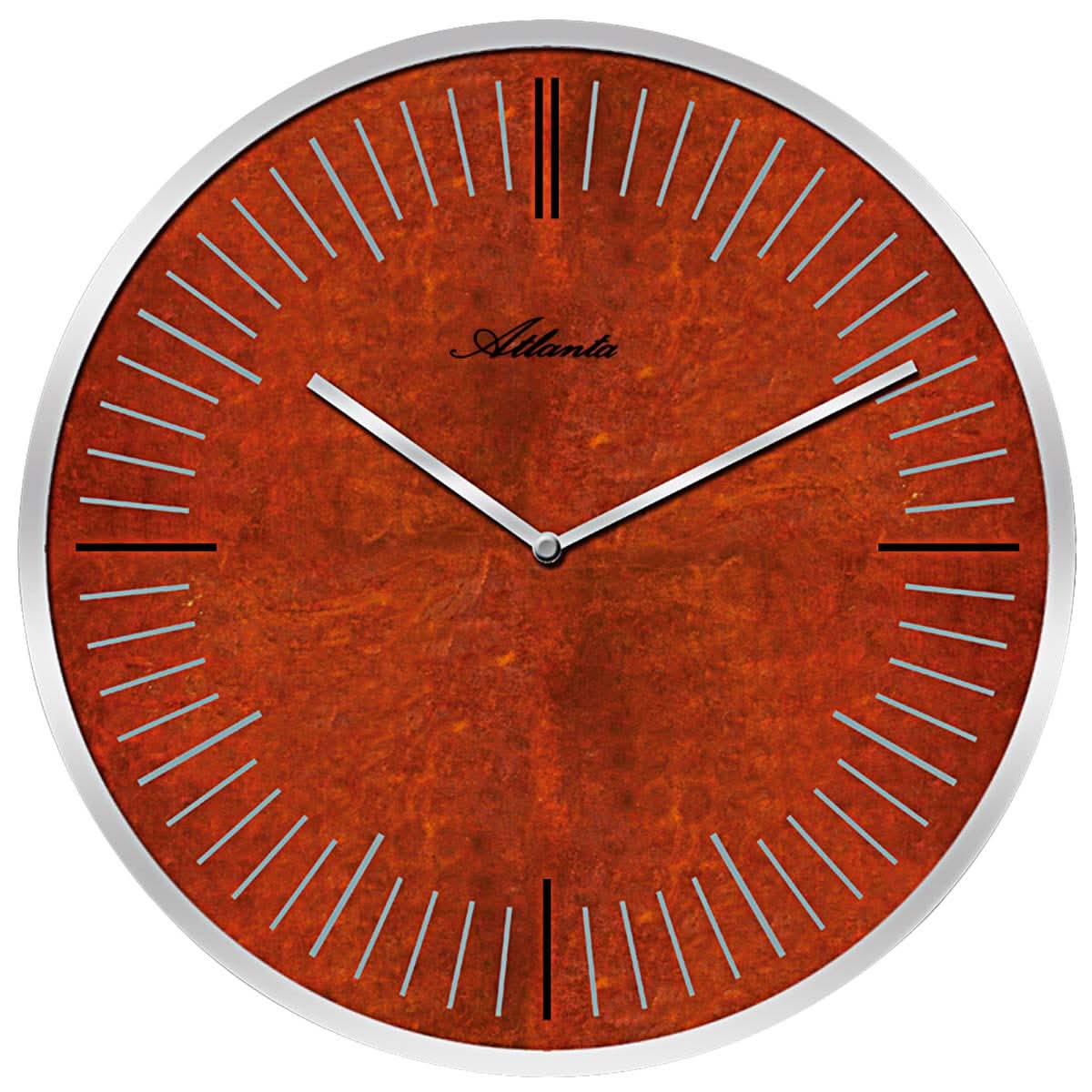 Orologio da parete Atlanta 30 cm Ø Metallo • Design moderno • Effetto ruggine