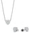 "Set di gioielli in acciaio inossidabile - Cuore - BERING Modello: 468-768-Steel"