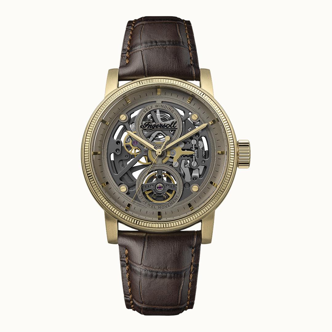 Ingersoll 1892 The Guy I17502 Herren Armbanduhr Grau • Automatikwerk • Mineralglas