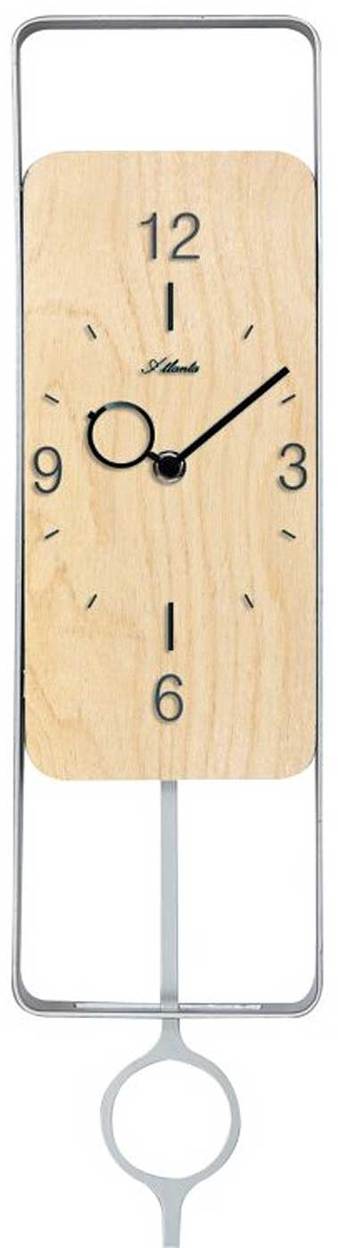 Orologio da parete Atlanta 42x13 cm Legno • Affidabile movimento al quarzo • Design elegante
