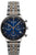 Iron Annie Damen-Chronographenuhr mit blauem Zifferblatt, Edelstahlband mit goldfarbenen Akzenten
