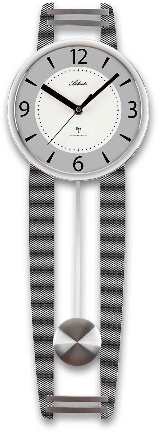 Orologio da parete Atlanta 59x20x6,5 cm Legno • Radio • Con pendolo